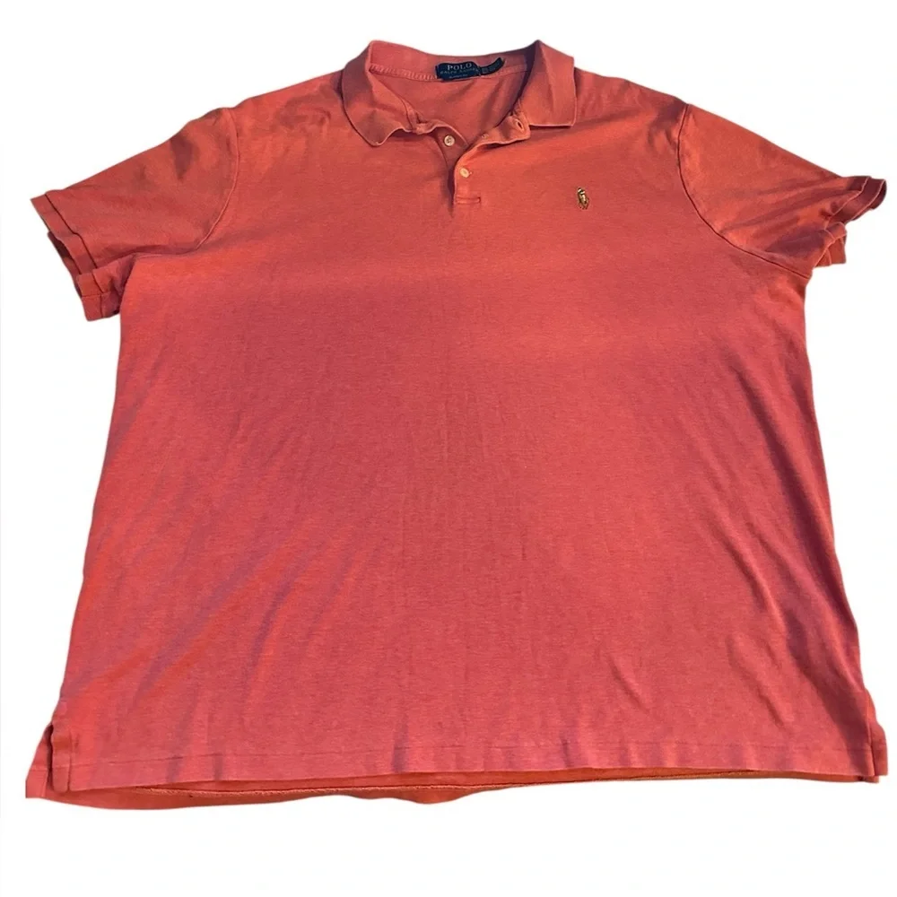 Ralph Lauren Men's Soft Touch Polo Shirt in Coral